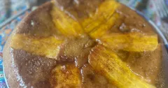 Stovetop Sweet Potato Plantain Thanksgiving Cake