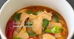 Creamy Tom Yum Chicken Soup